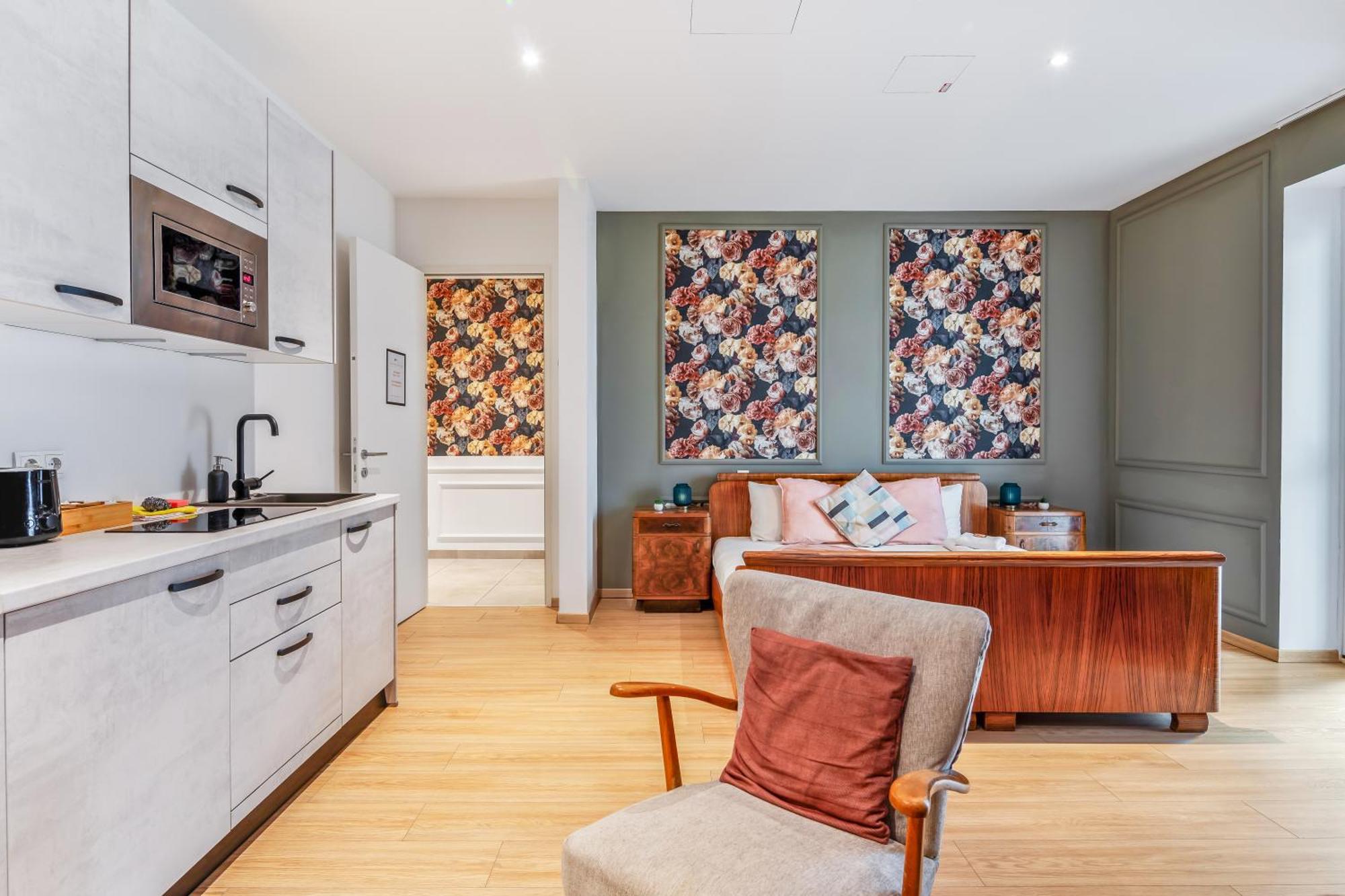 Stylish Flower Power Studio - Close To City Center & Public Transport - Ac & Wifi Viena Exterior foto
